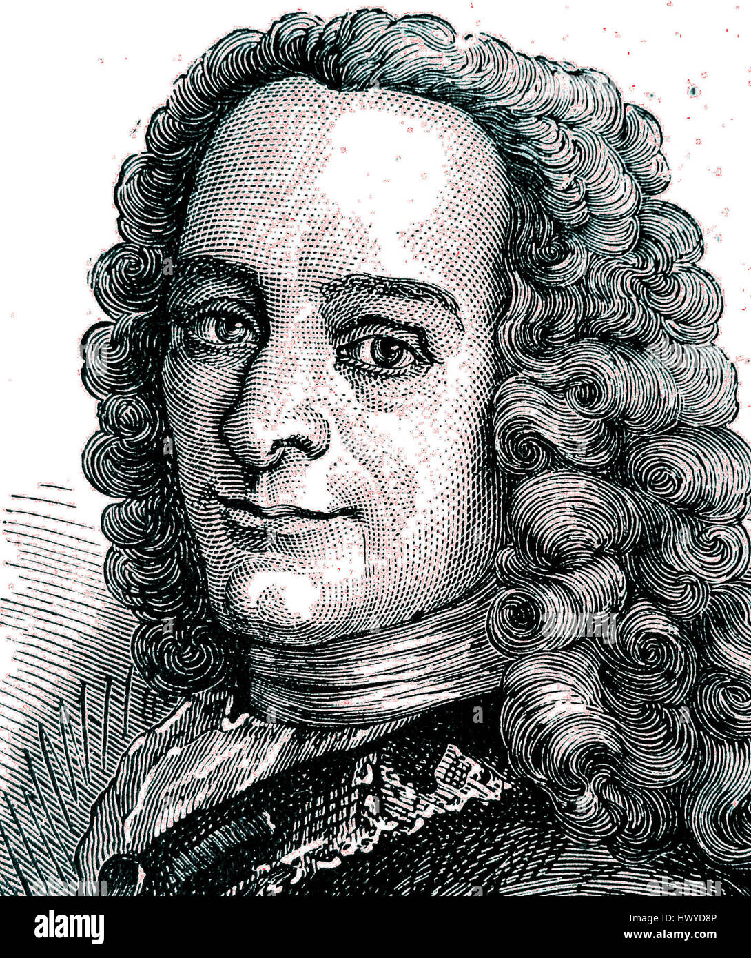 VOLTAIRE, Francois-Marie Arouet - signed manuscript to his critical work  'Le Siècle de Louis XIV' (a satire of Louis XIV's Stock Photo - Alamy