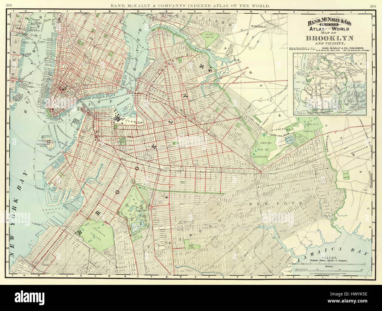 Map borough brooklyn city hi res stock photography and images Alamy