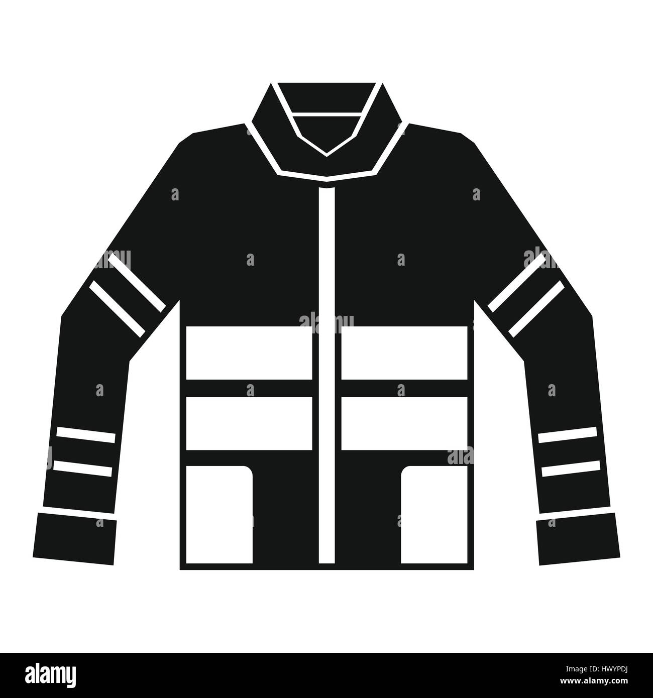 Firefighter jacket icon, simple style Stock Vector Image & Art - Alamy