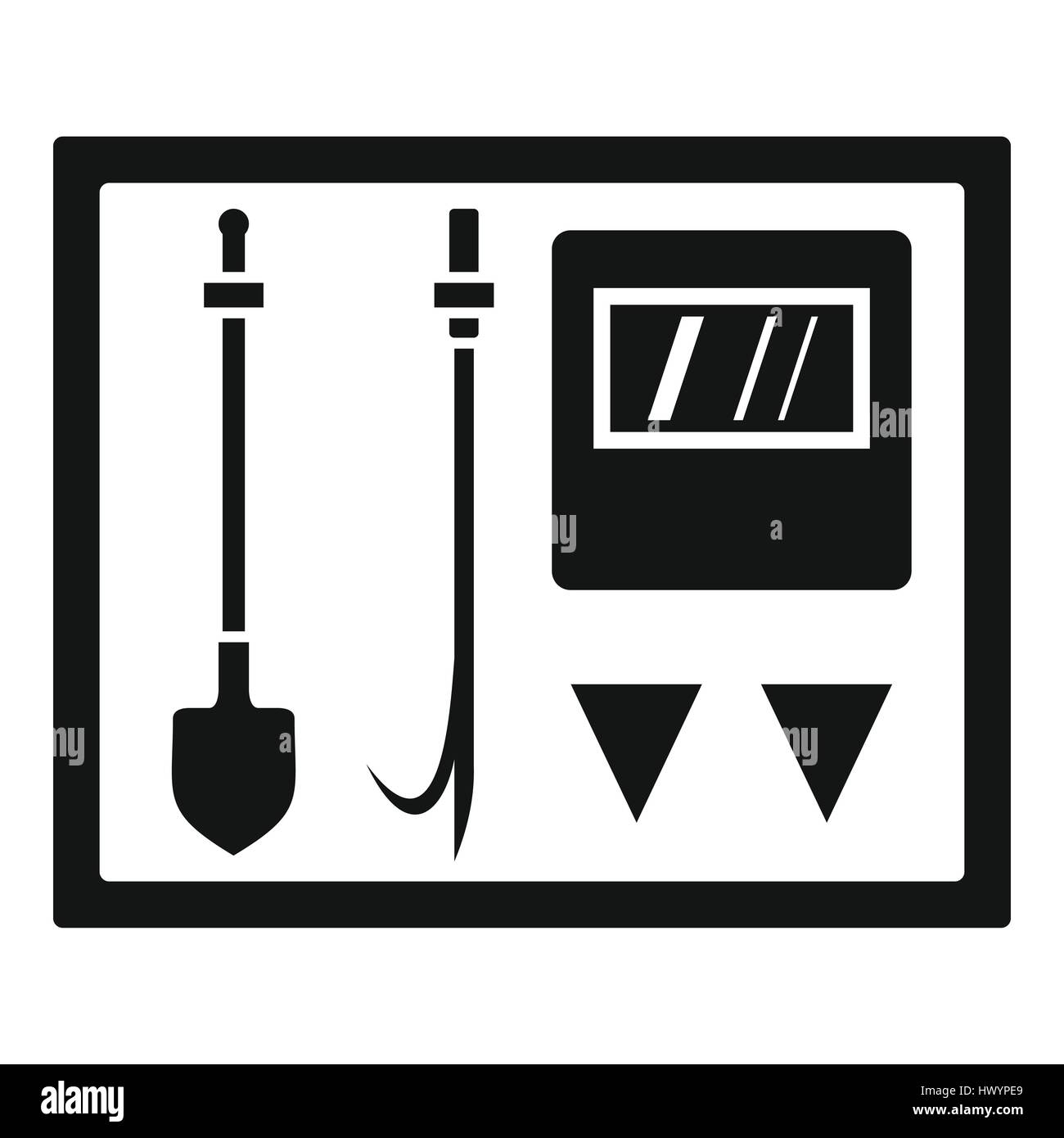 Fire shield icon, simple style Stock Vector Image & Art - Alamy