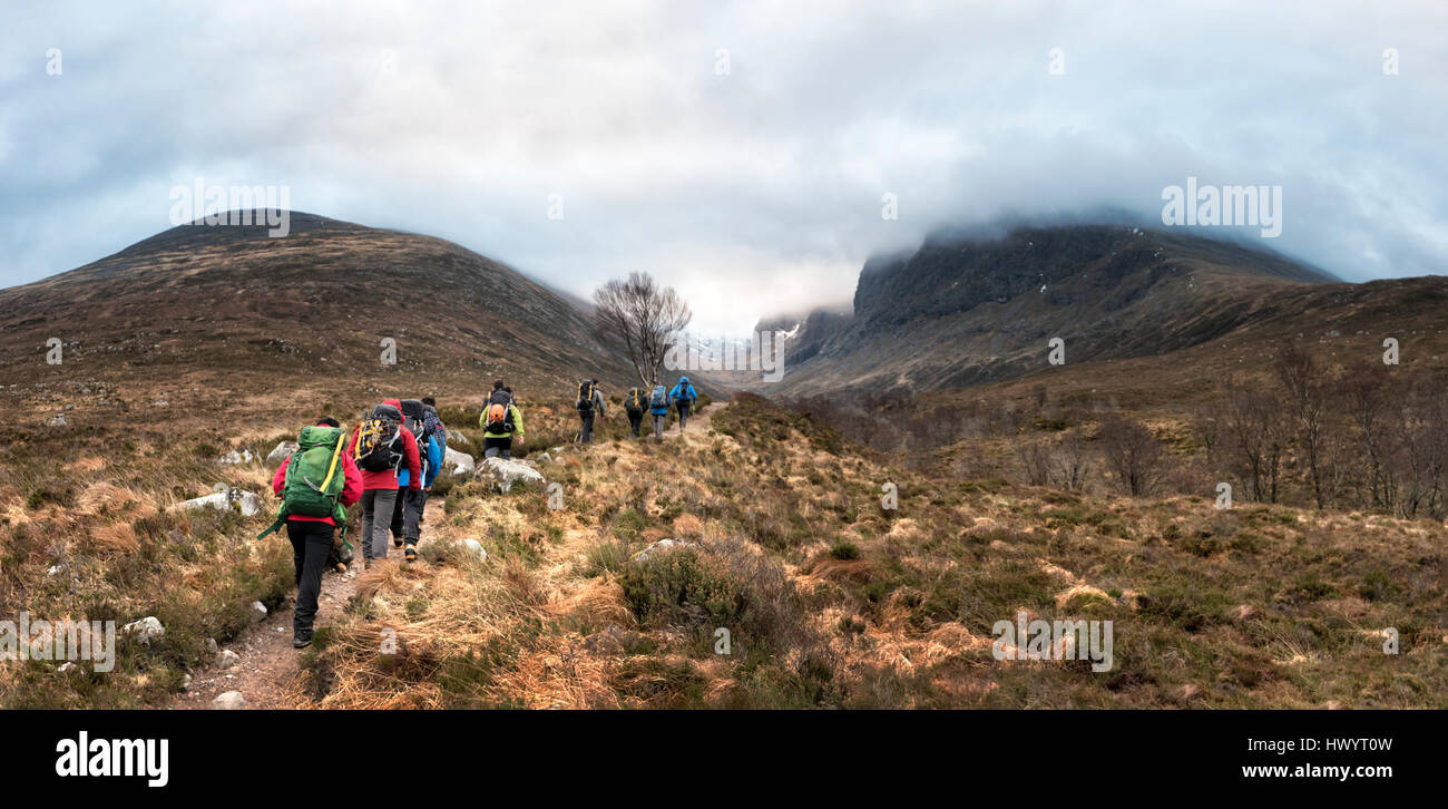UK, Scotland, trekking at Ben Nevis Stock Photo