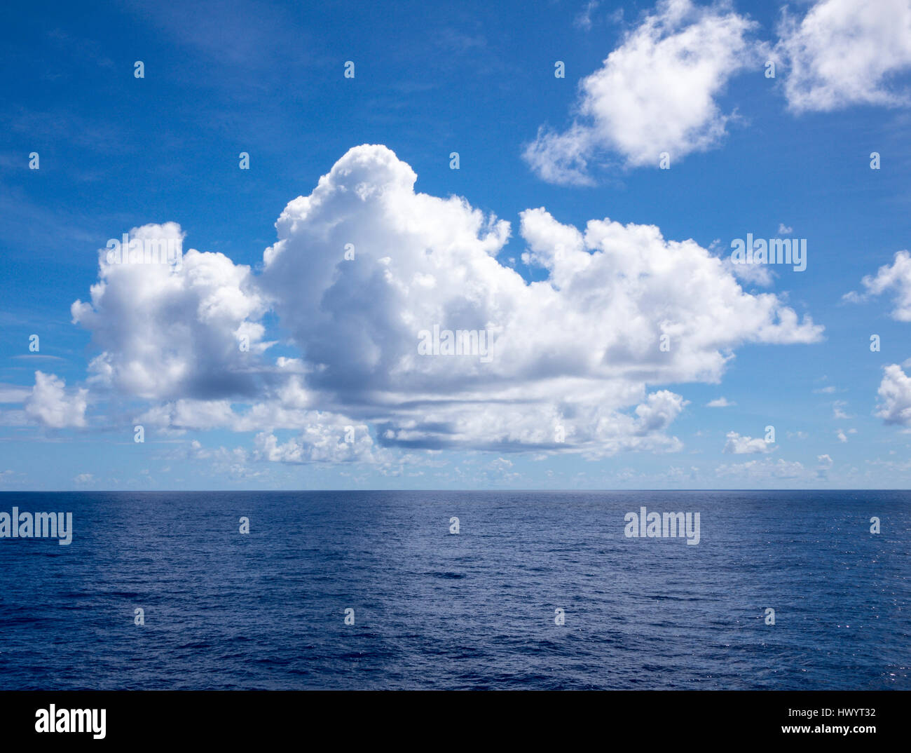 Tranquil seascape blue ocean hi-res stock photography and images - Alamy