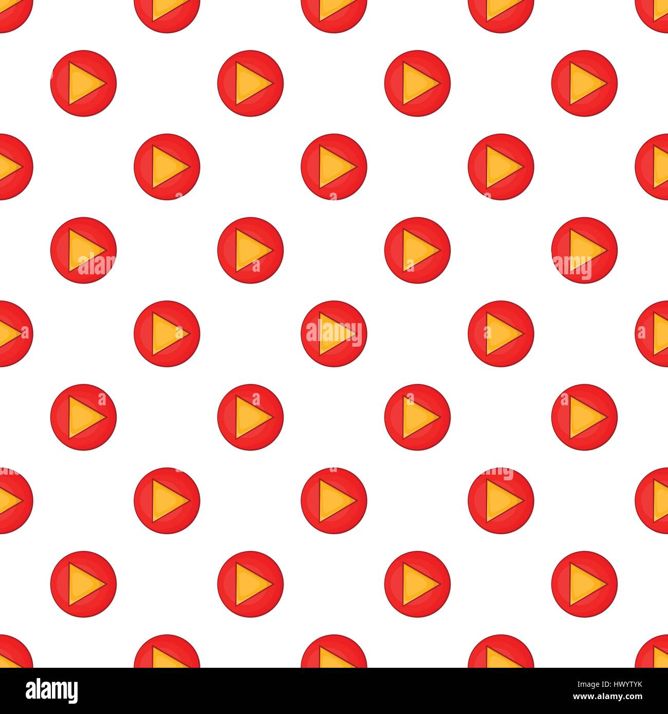 Play button pattern, cartoon style Stock Vector Image & Art - Alamy