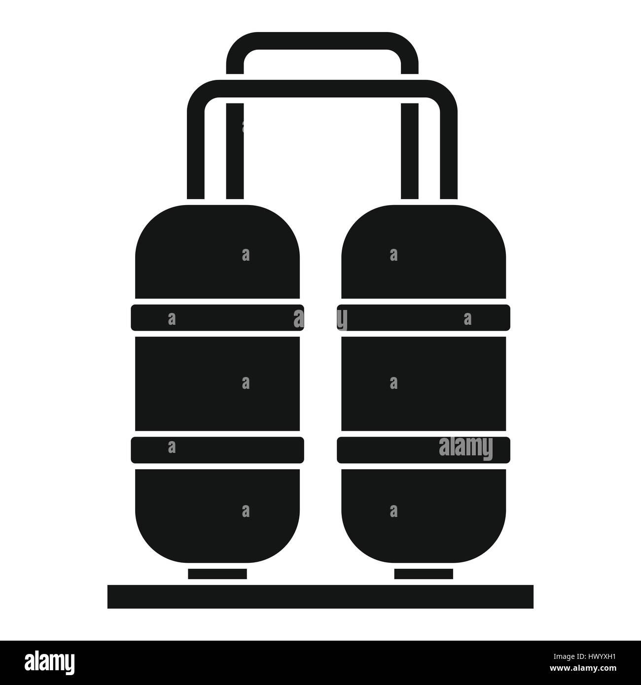 Oil refinery plant icon, simple style Stock Vector Image & Art - Alamy