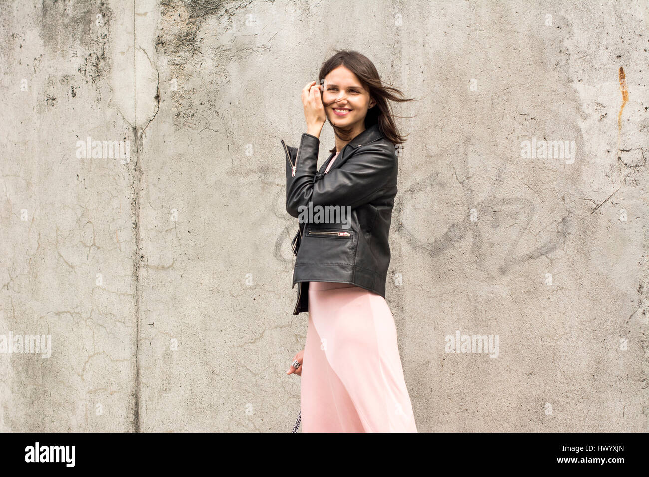 Pink and black dress hi-res stock photography and images - Alamy