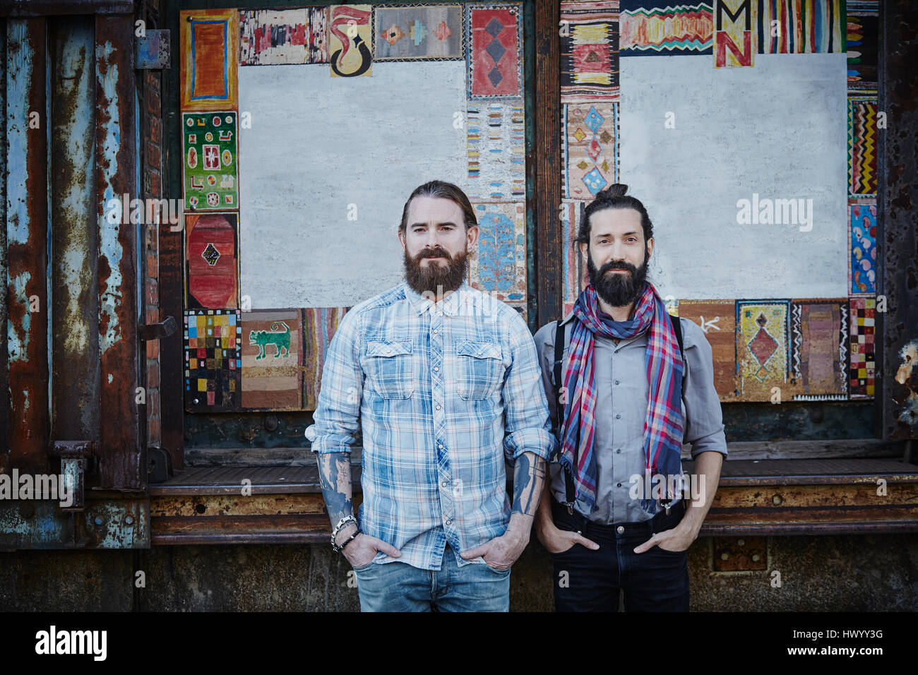 Side view full body bearded hi-res stock photography and images - Alamy