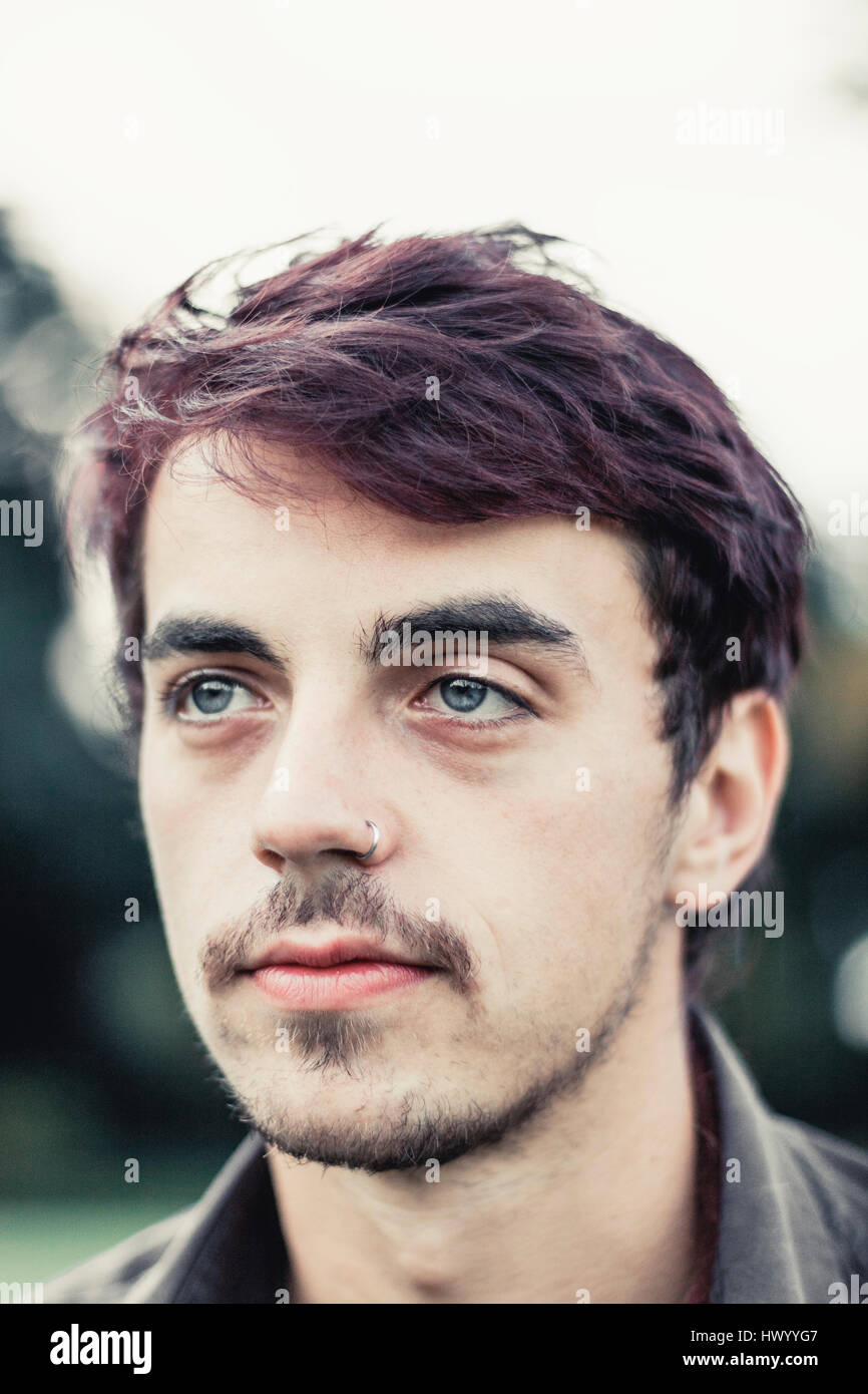 Portrait of a young man Stock Photo - Alamy