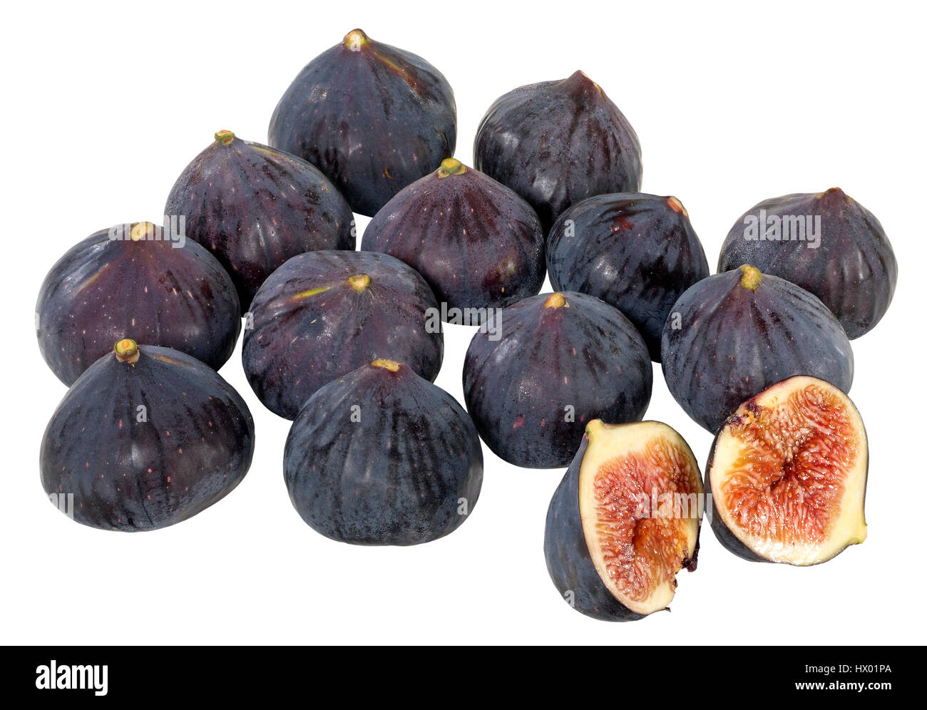 Fresh Figs(+clipping path) Stock Photo