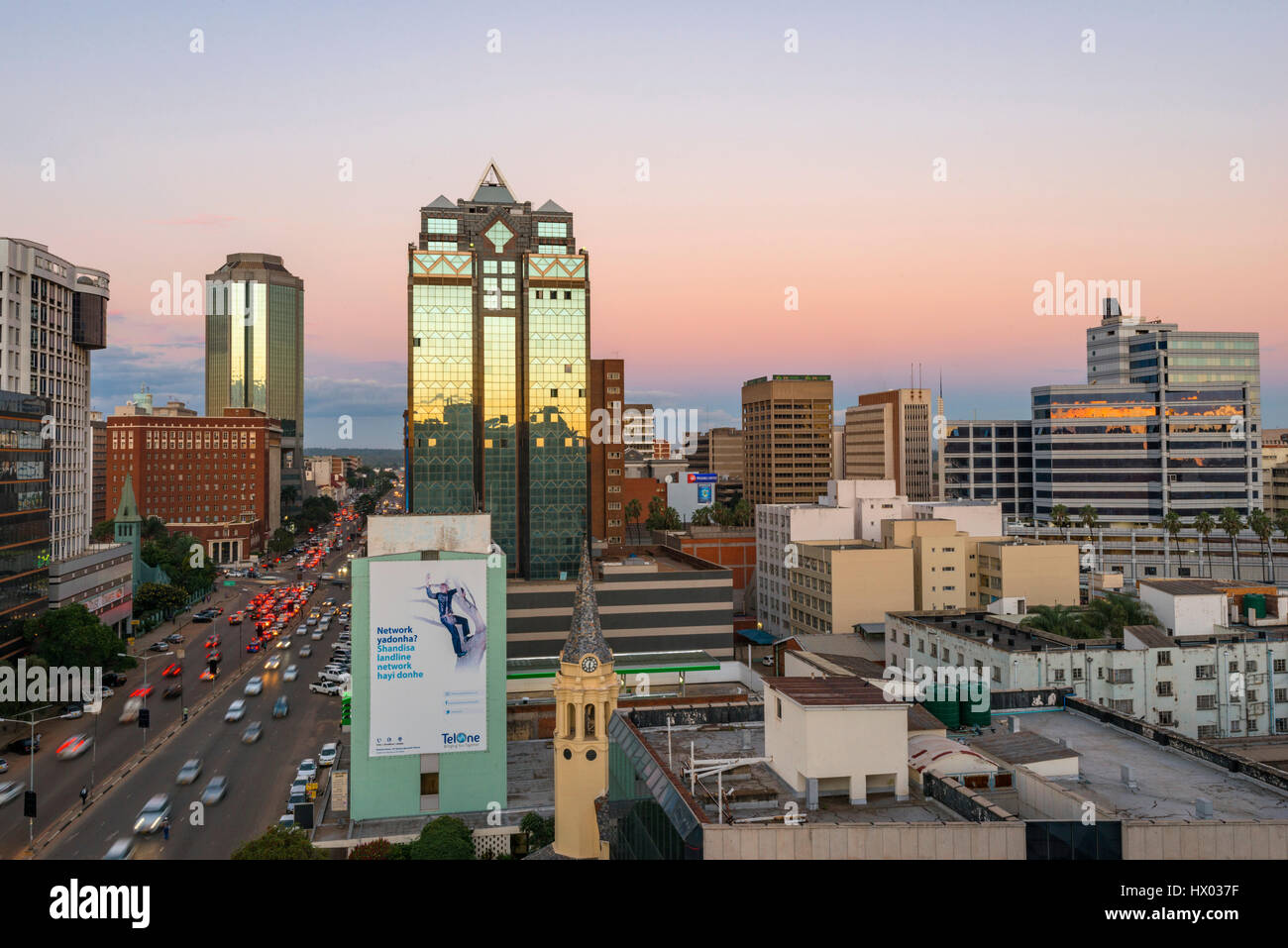 Harare is the capital city of Zimbabwe Stock Photo - Alamy