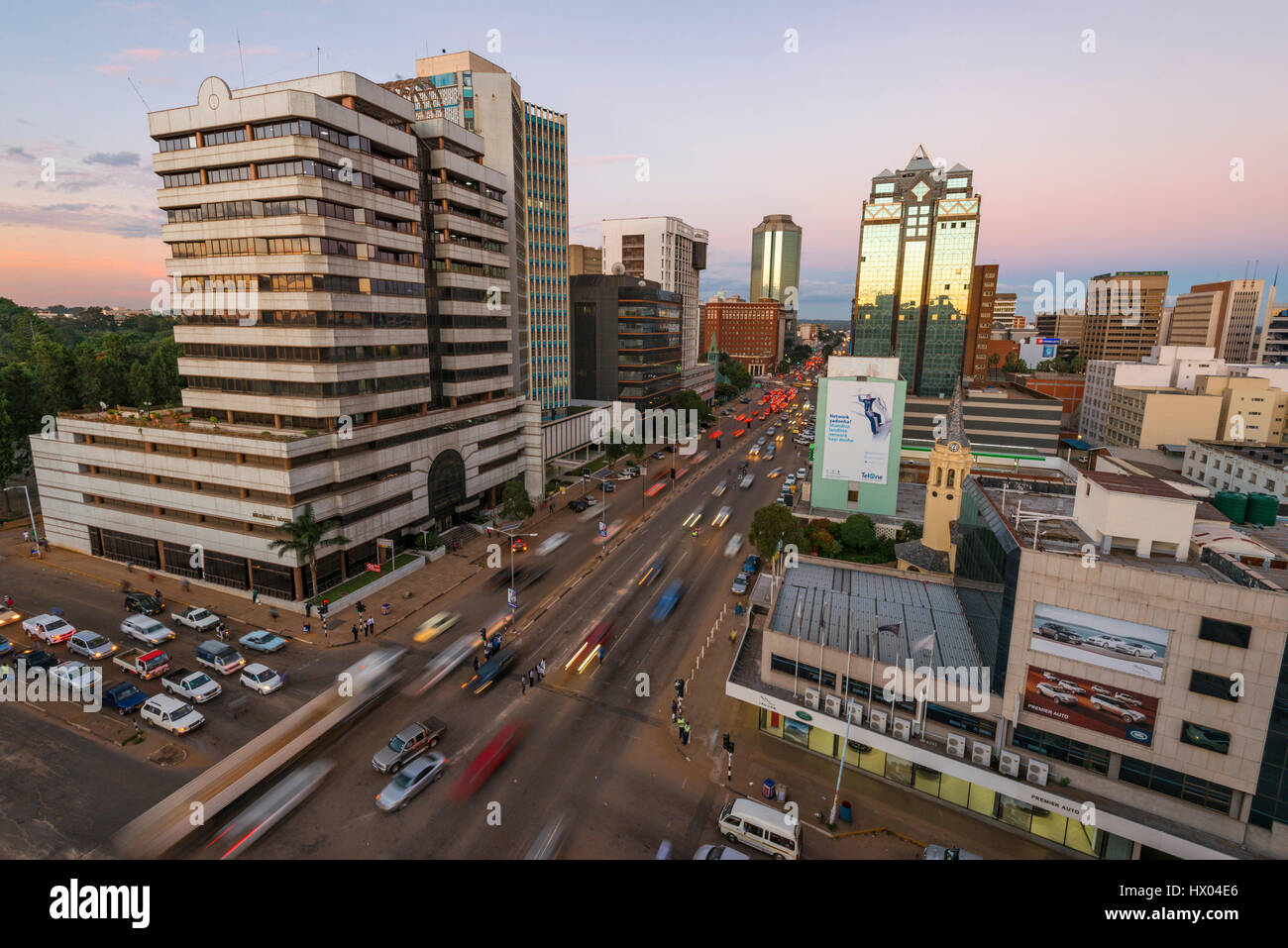 Harare is the capital city of Zimbabwe Stock Photo - Alamy