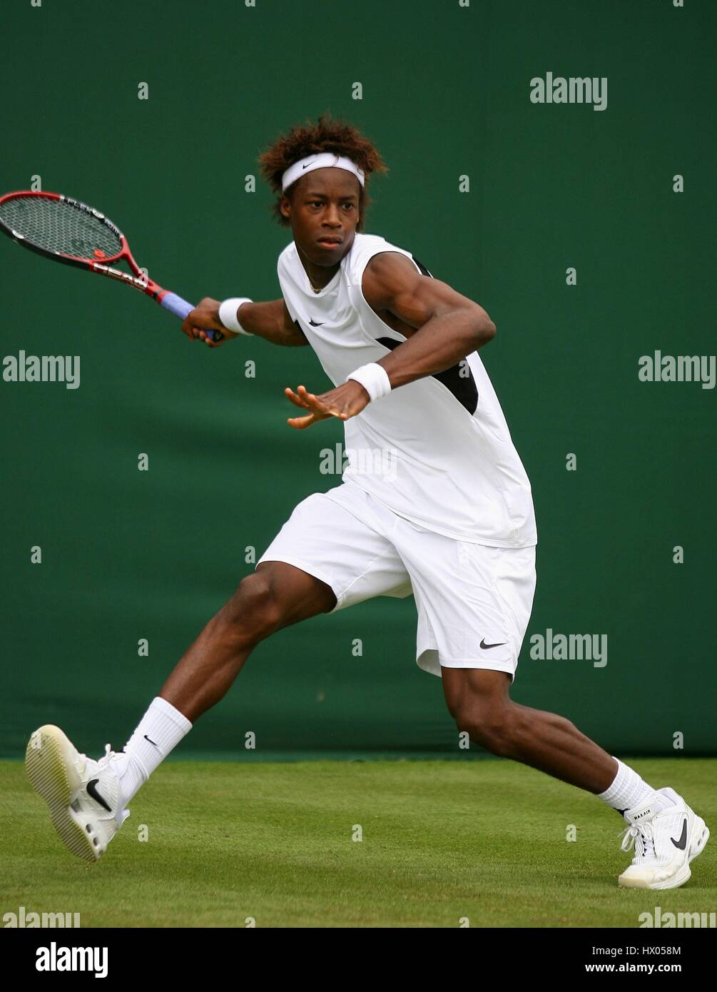 GAEL MONFILS FRANCE WIMBLEDON SW19 LONDON ENGLAND 27 June 2006 Stock Photo  - Alamy