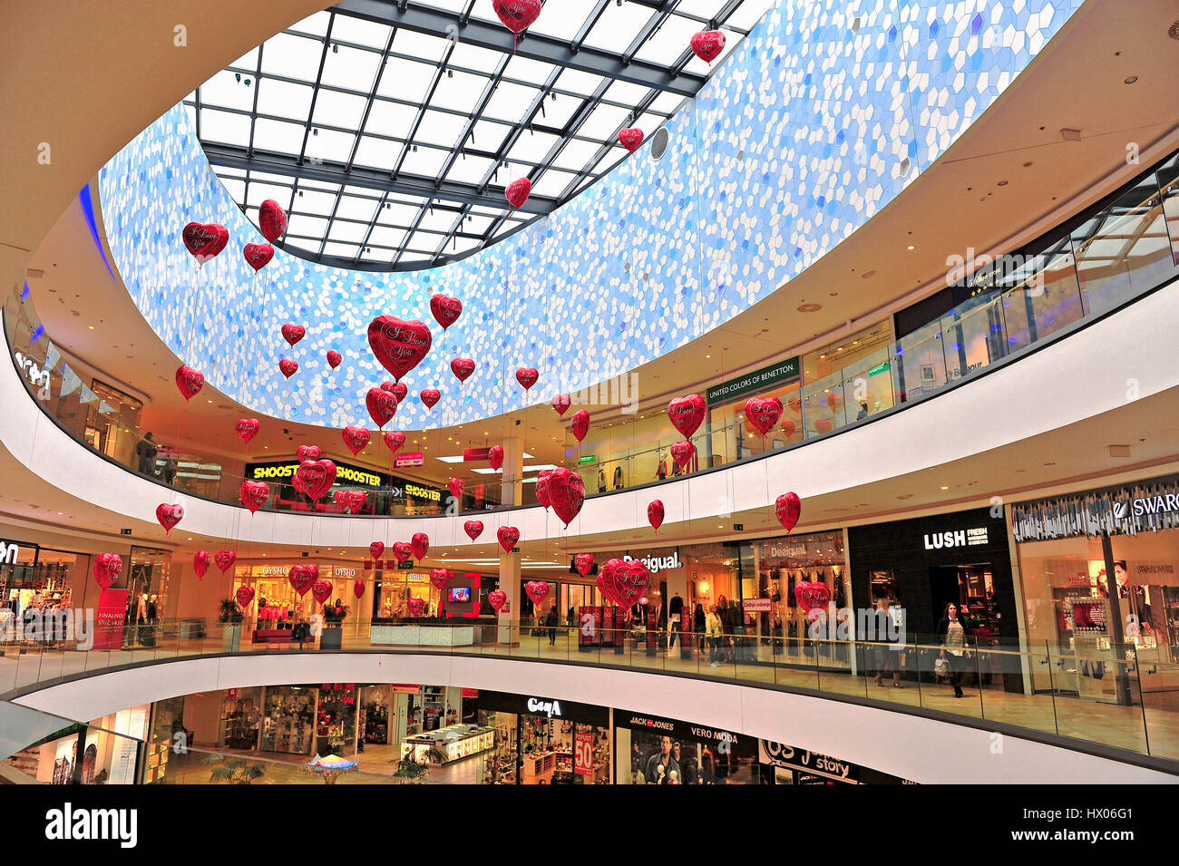 SPLIT, CROATIA - FEBRUARY 18: Atrium of Mall of Split shopping center Stock  Photo - Alamy