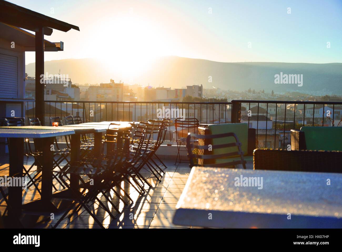 rooftop sunrise Stock Photo - Alamy