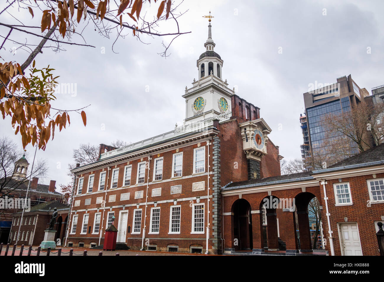 Independence Hall - Philadelphia, Pennsylvania, USA Stock Photo