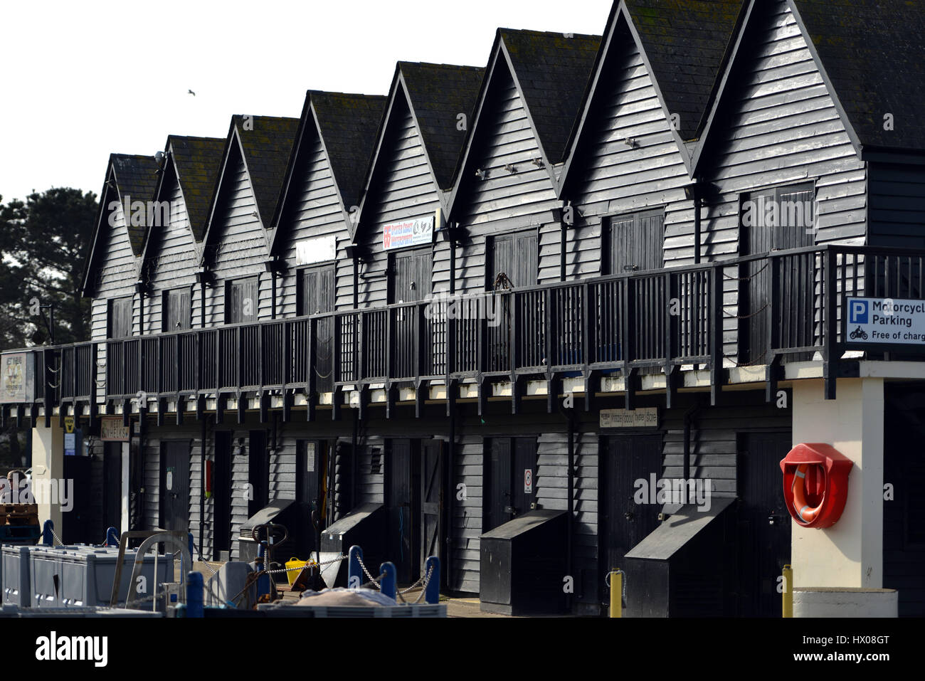 Whitstable harbour, Kent, UK Stock Photo