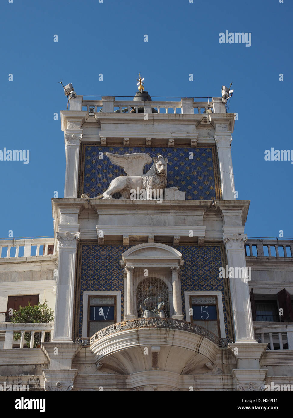 Torre dell Orologio (meaning Clock Tower) in San Marco square in Venice
