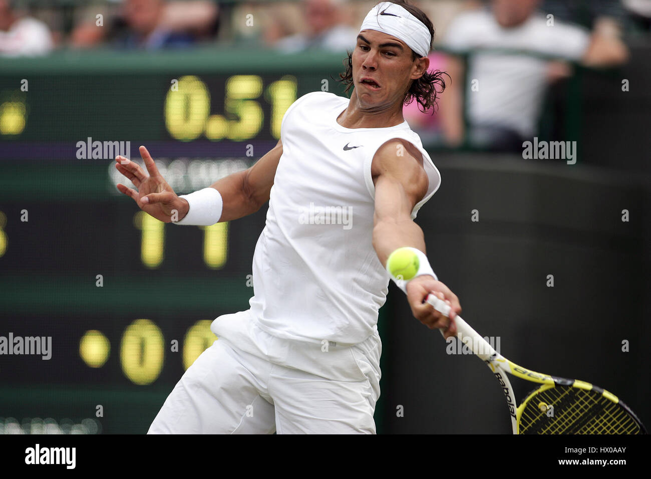 RAFAEL NADAL SPAIN WIMBLEDON LONDON ENGLAND 26 June 2008 Stock Photo ...