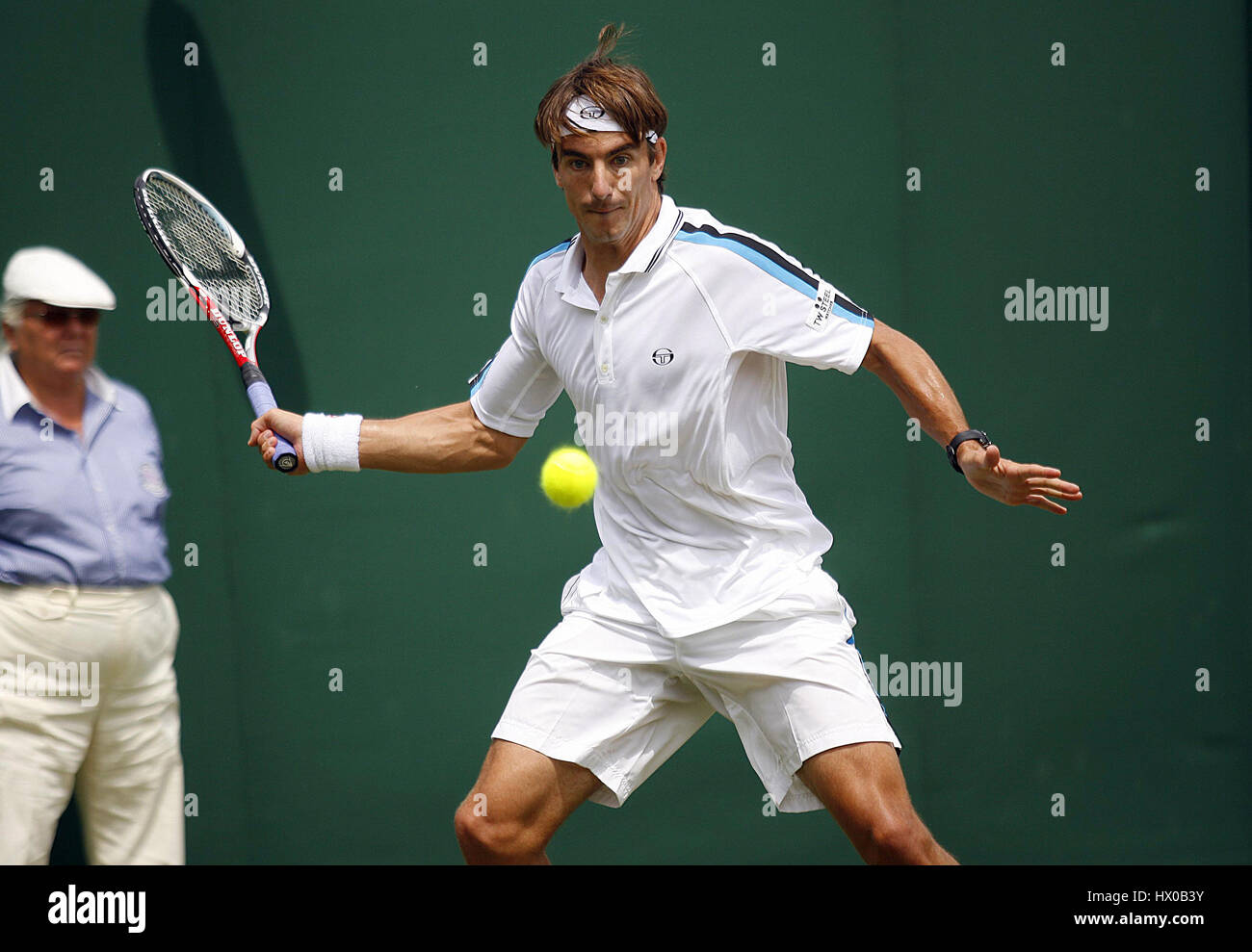 TOMMY RODREDO SPAIN WIMBLEDON LONDON ENGLAND 24 June 2008 Stock Photo ...