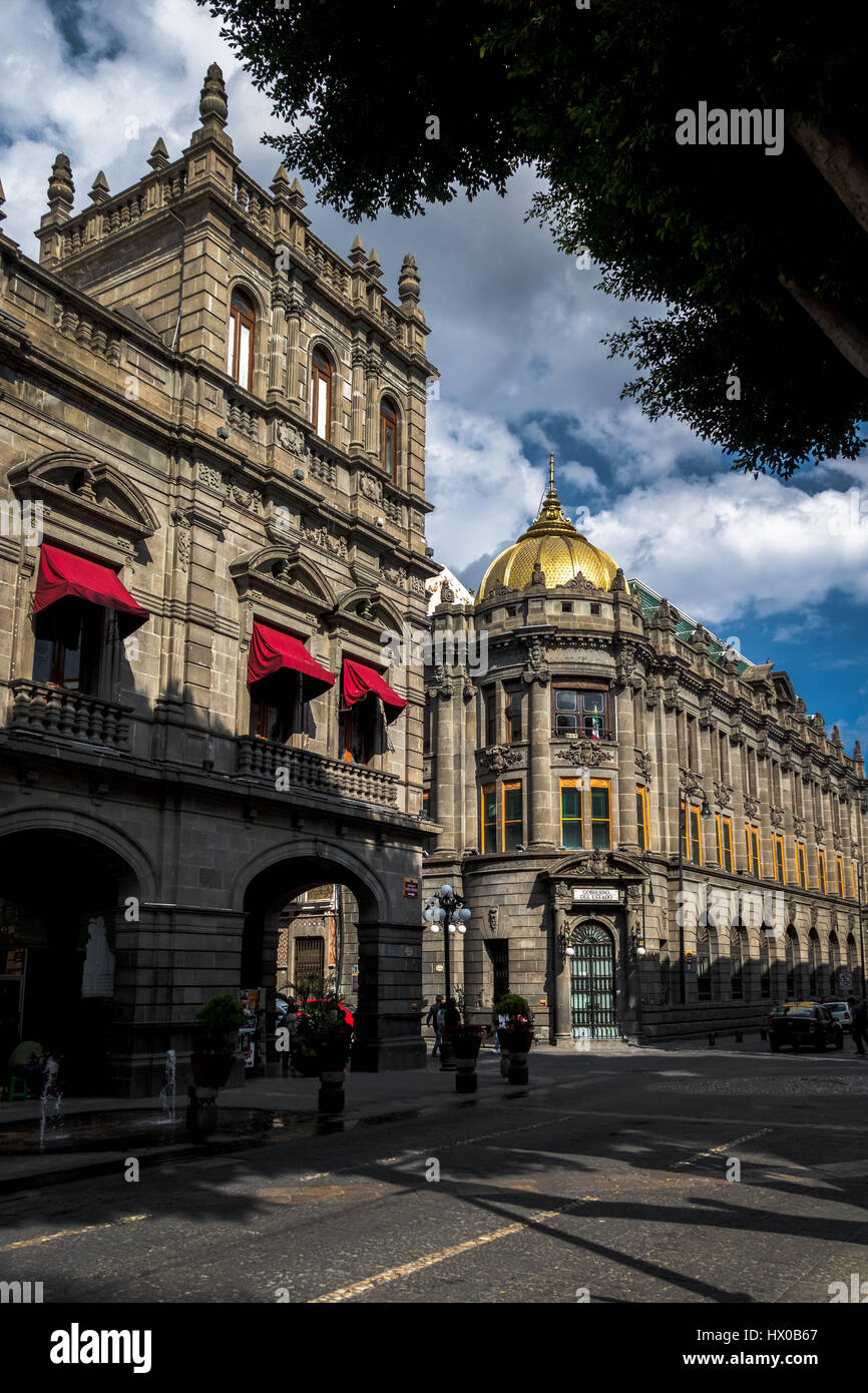 Municipal Palace - Puebla, Mexico Stock Photo