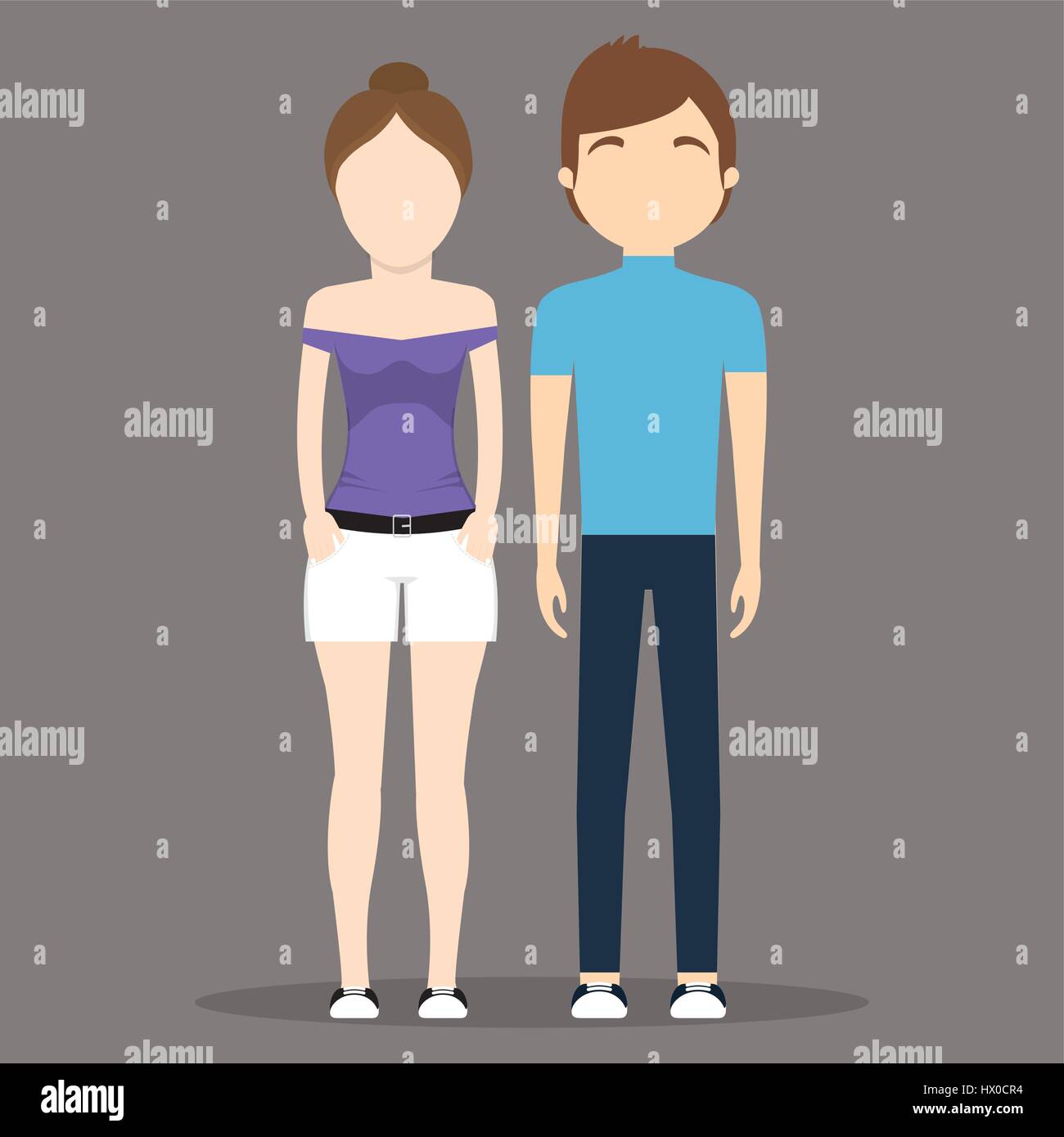 young couple icon Stock Vector Image & Art - Alamy