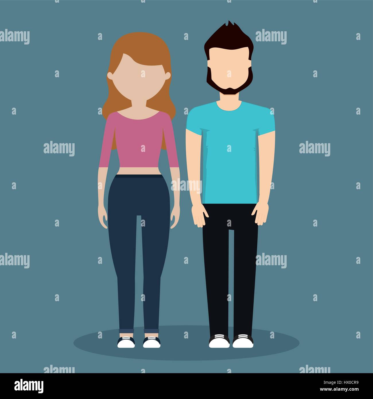 young couple icon Stock Vector Image & Art - Alamy