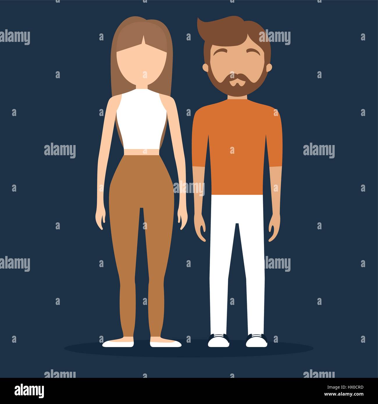 young couple icon Stock Vector Image & Art - Alamy