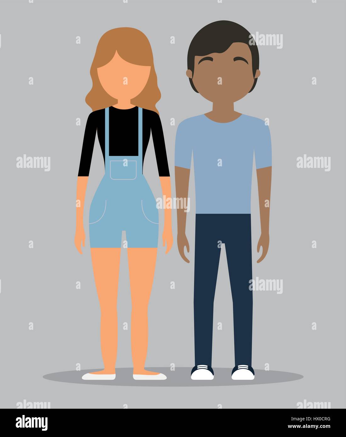 young couple icon Stock Vector Image & Art - Alamy