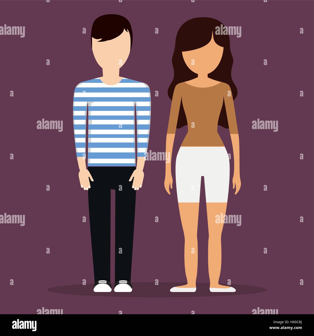 young couple icon Stock Vector Image & Art - Alamy