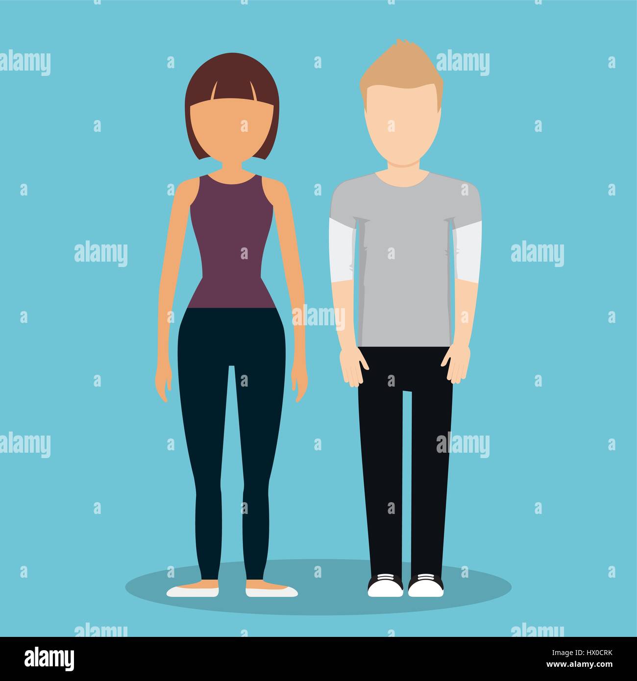young couple icon Stock Vector Image & Art - Alamy