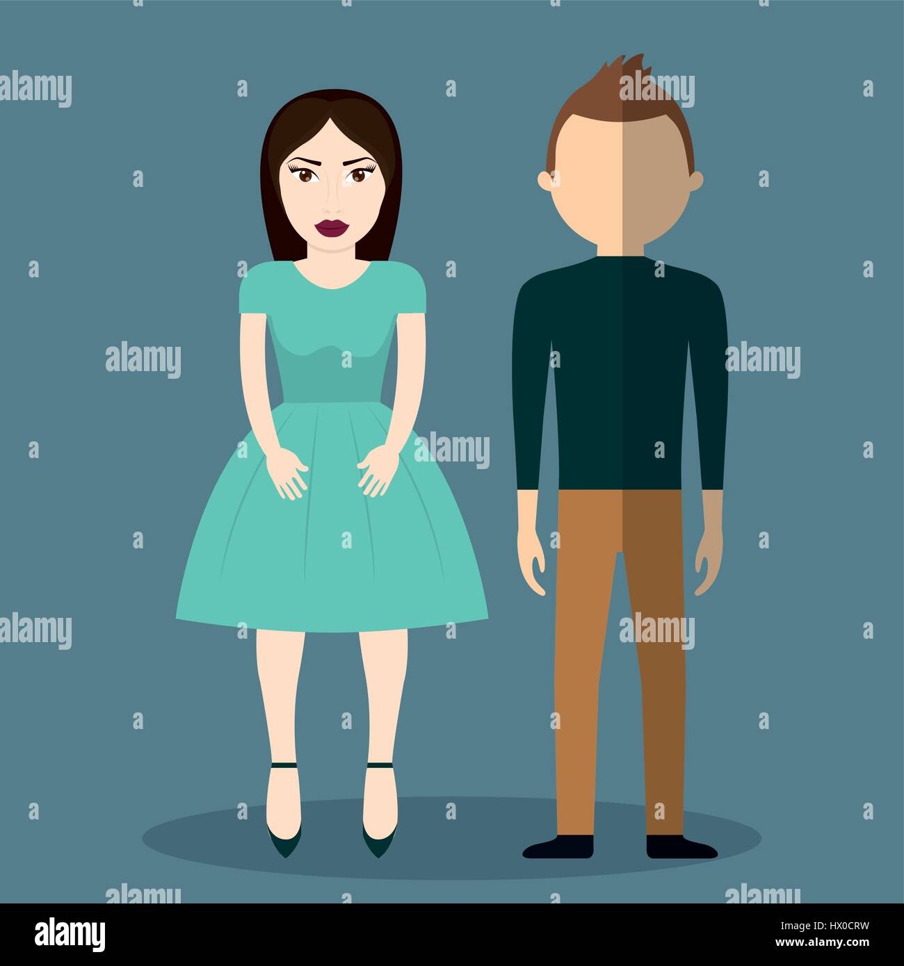 young couple icon Stock Vector Image & Art - Alamy