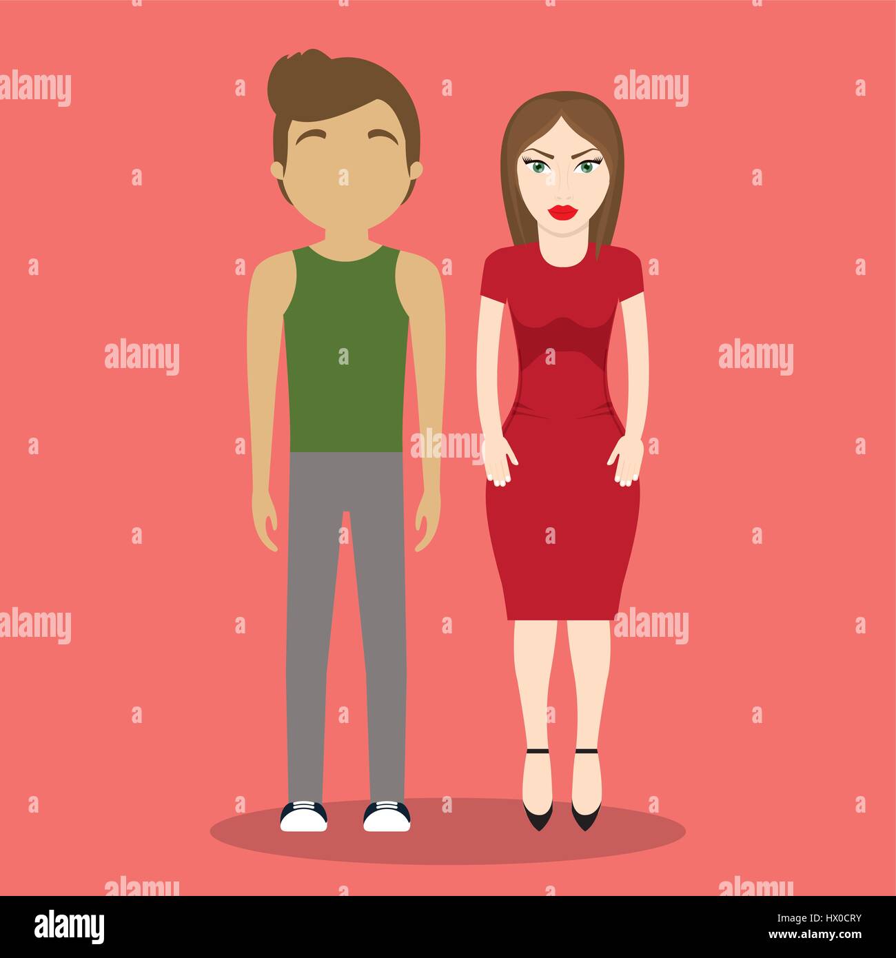 young couple icon Stock Vector Image & Art - Alamy
