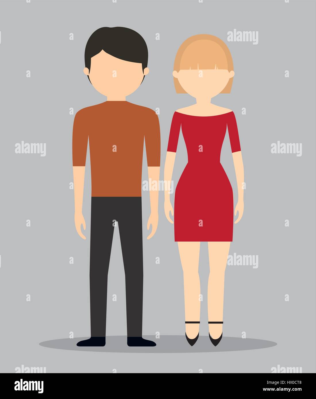 young couple icon Stock Vector Image & Art - Alamy