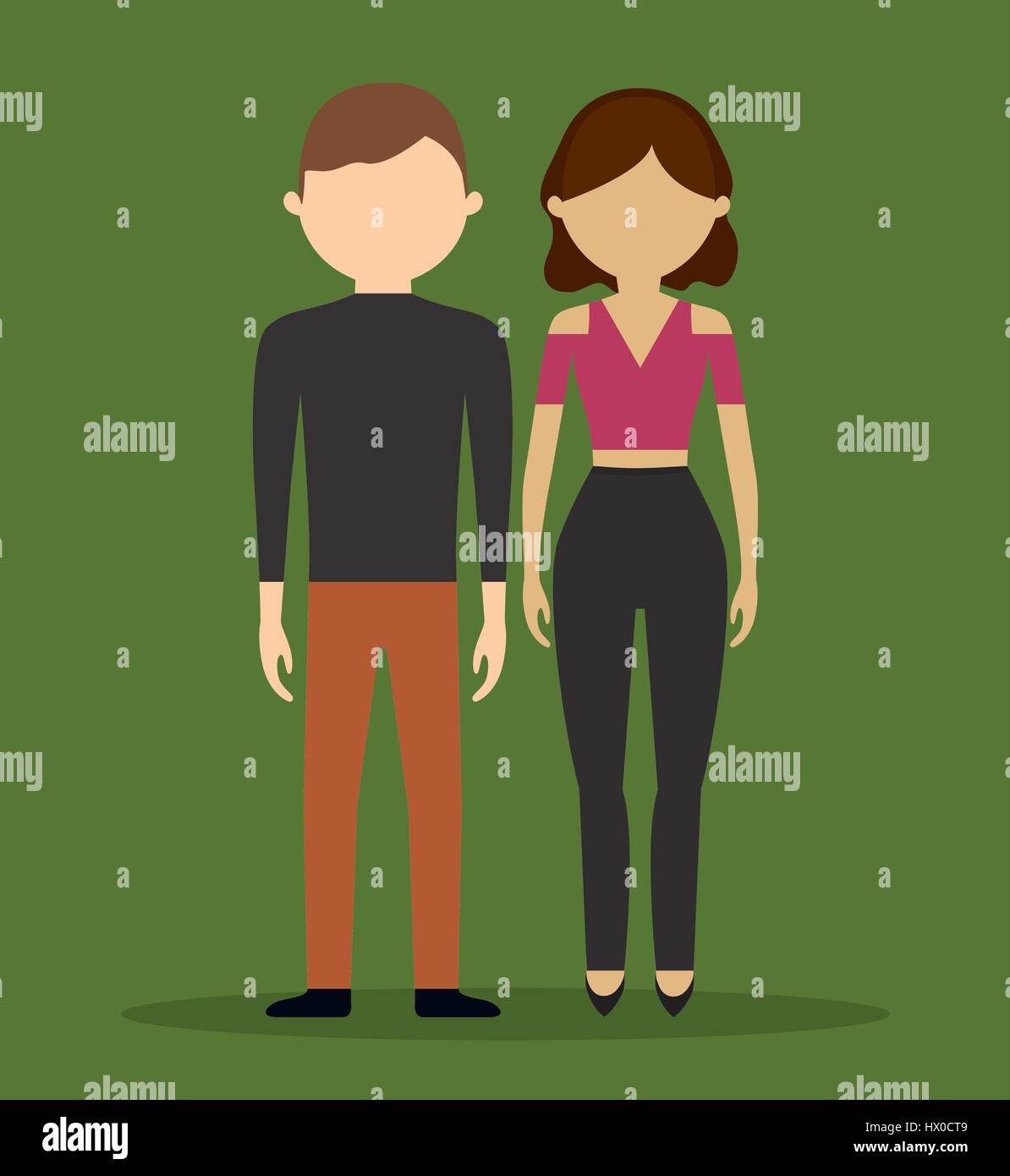 young couple icon Stock Vector Image & Art - Alamy