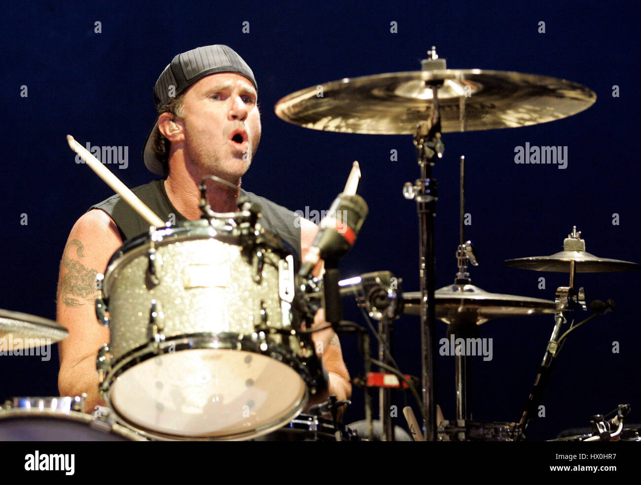 Drummer Chad Smith Of The Rock Group The Red Hot Chili Peppers