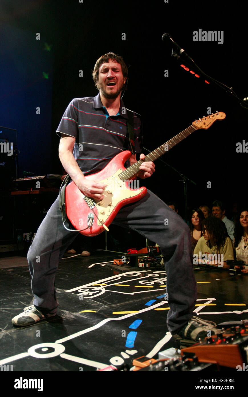 Guitarist John Frusciante, of the rock group The Red Hot Chili Peppers