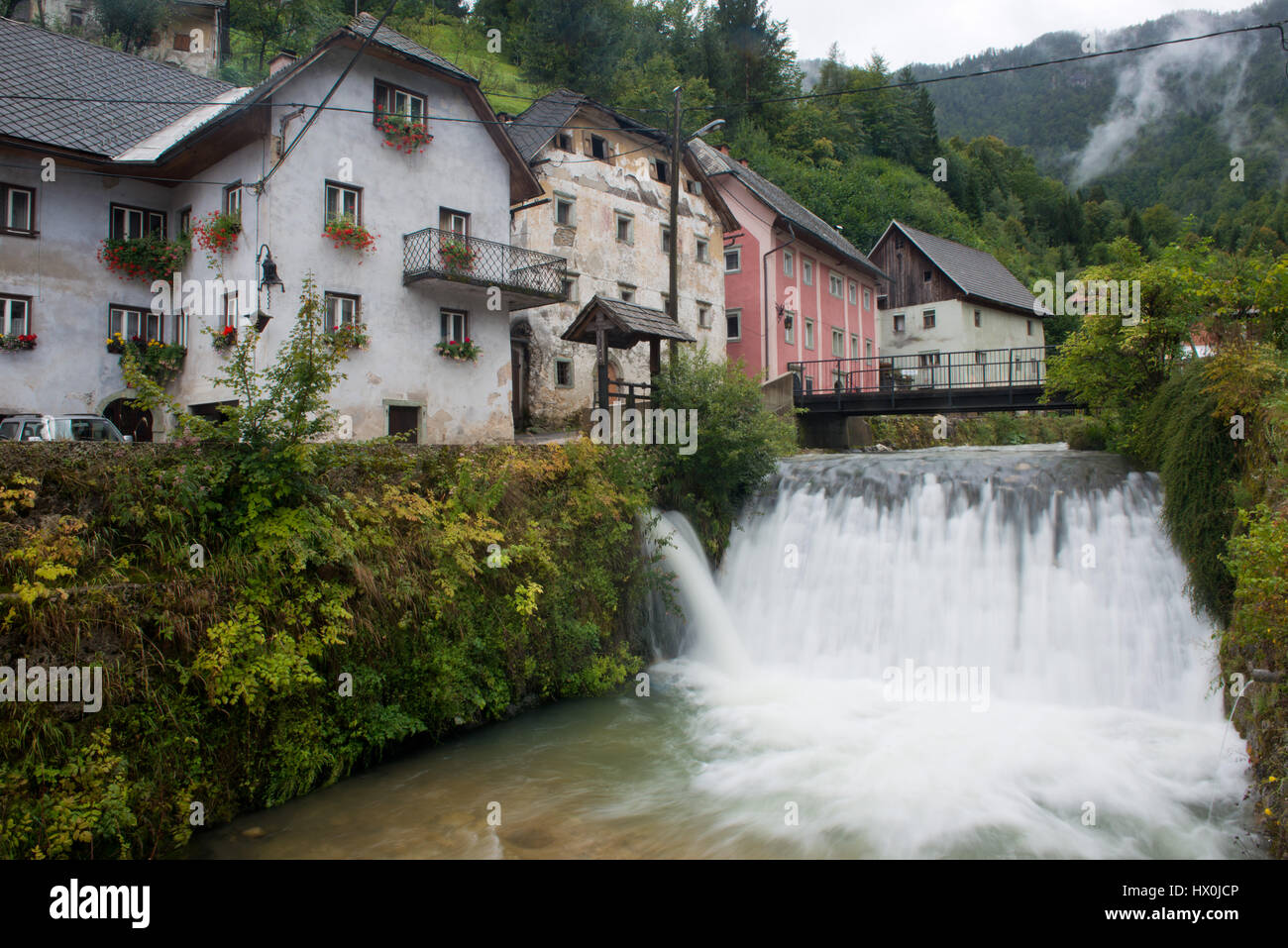 the-ancient-village-of-kropa-situated-in-gorenjska-slovenia-stock