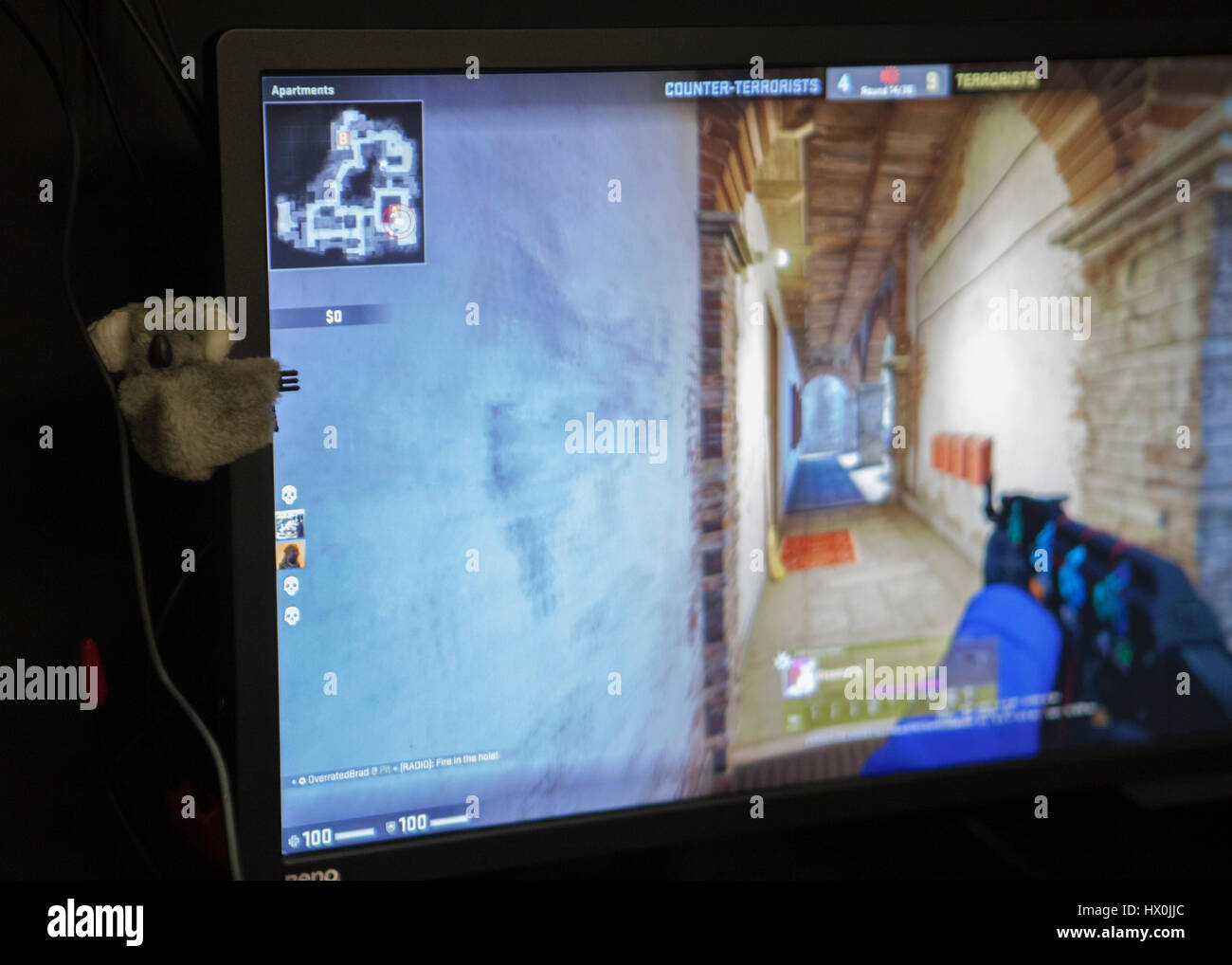 Teams play in 5V5 counter strike global offensive LAN at talk and surf ...