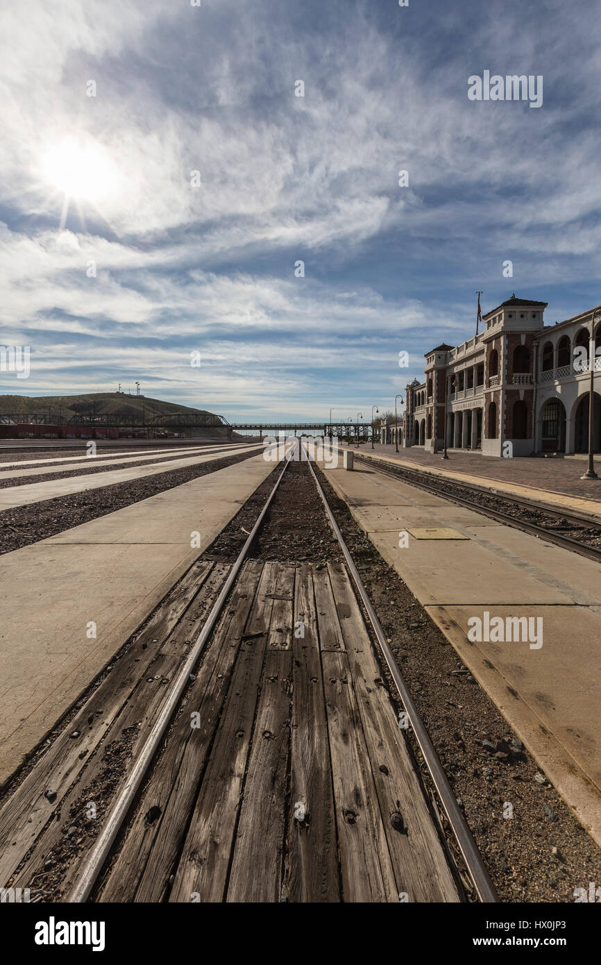 Barstow, California, USA March 11, 2017 Historic Barstow train