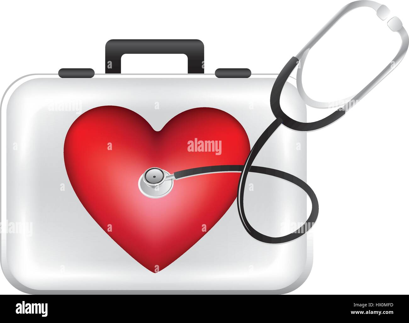 First aid kit alarm Stock Vector Images Alamy