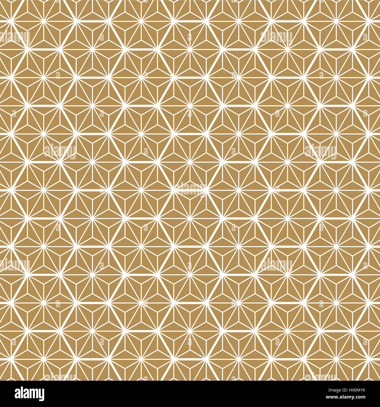 Japanese pattern background. Gold geometric vector. Stock Photo