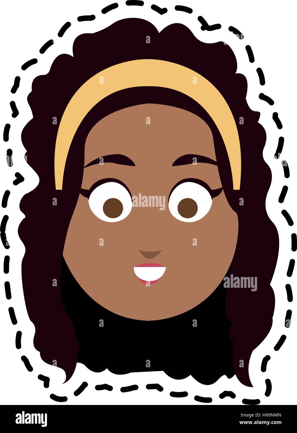 happy woman cartoon icon image Stock Vector Image & Art - Alamy