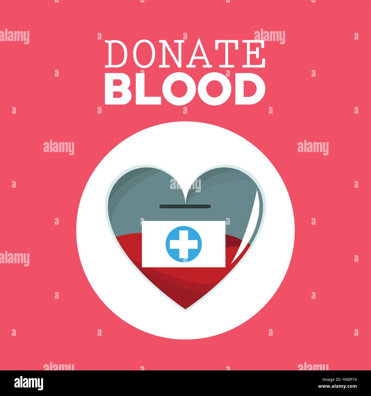 donate blood heart campagne Stock Vector Image & Art - Alamy