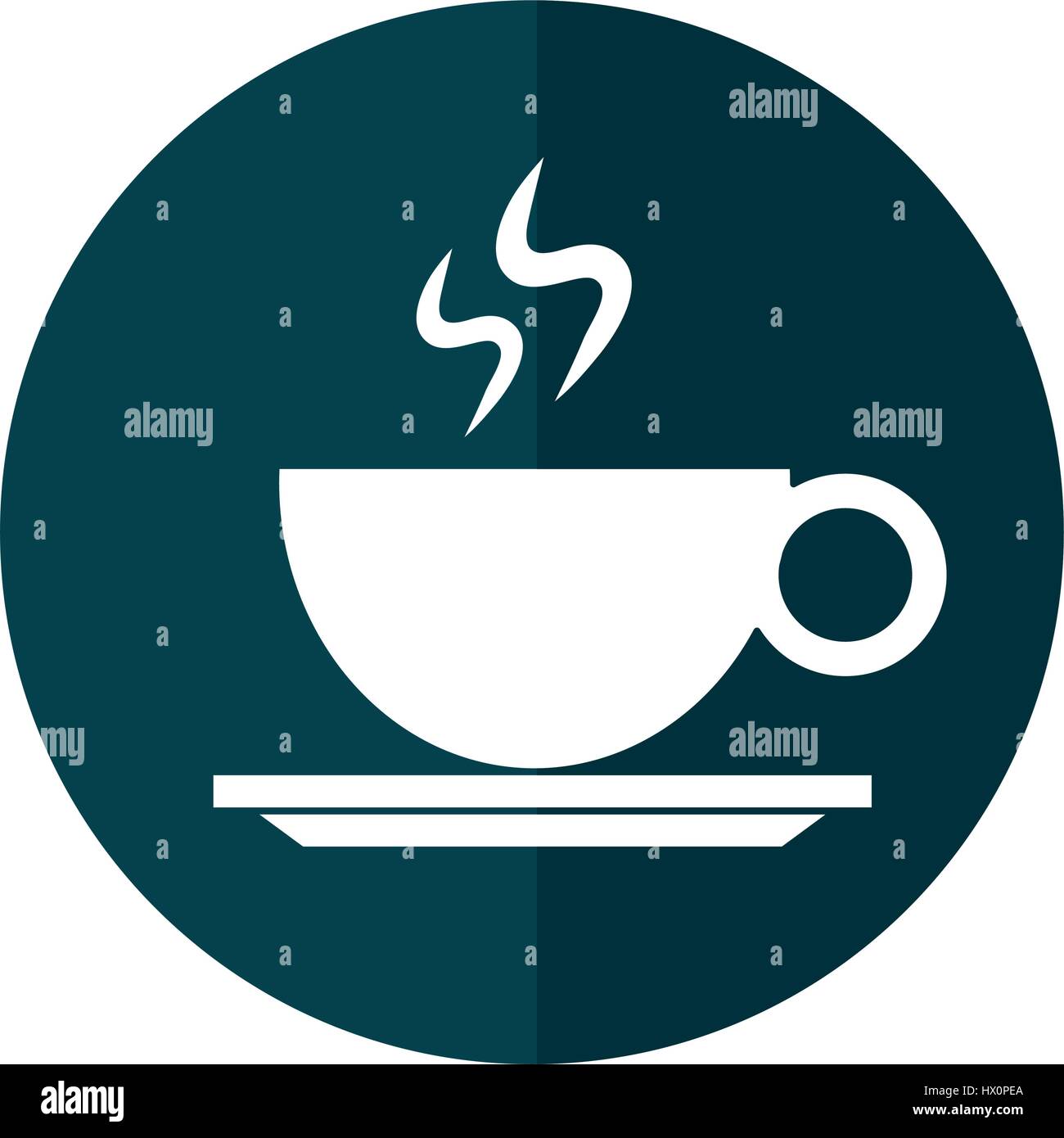 coffee cup hot drink shadow Stock Vector Image & Art Alamy