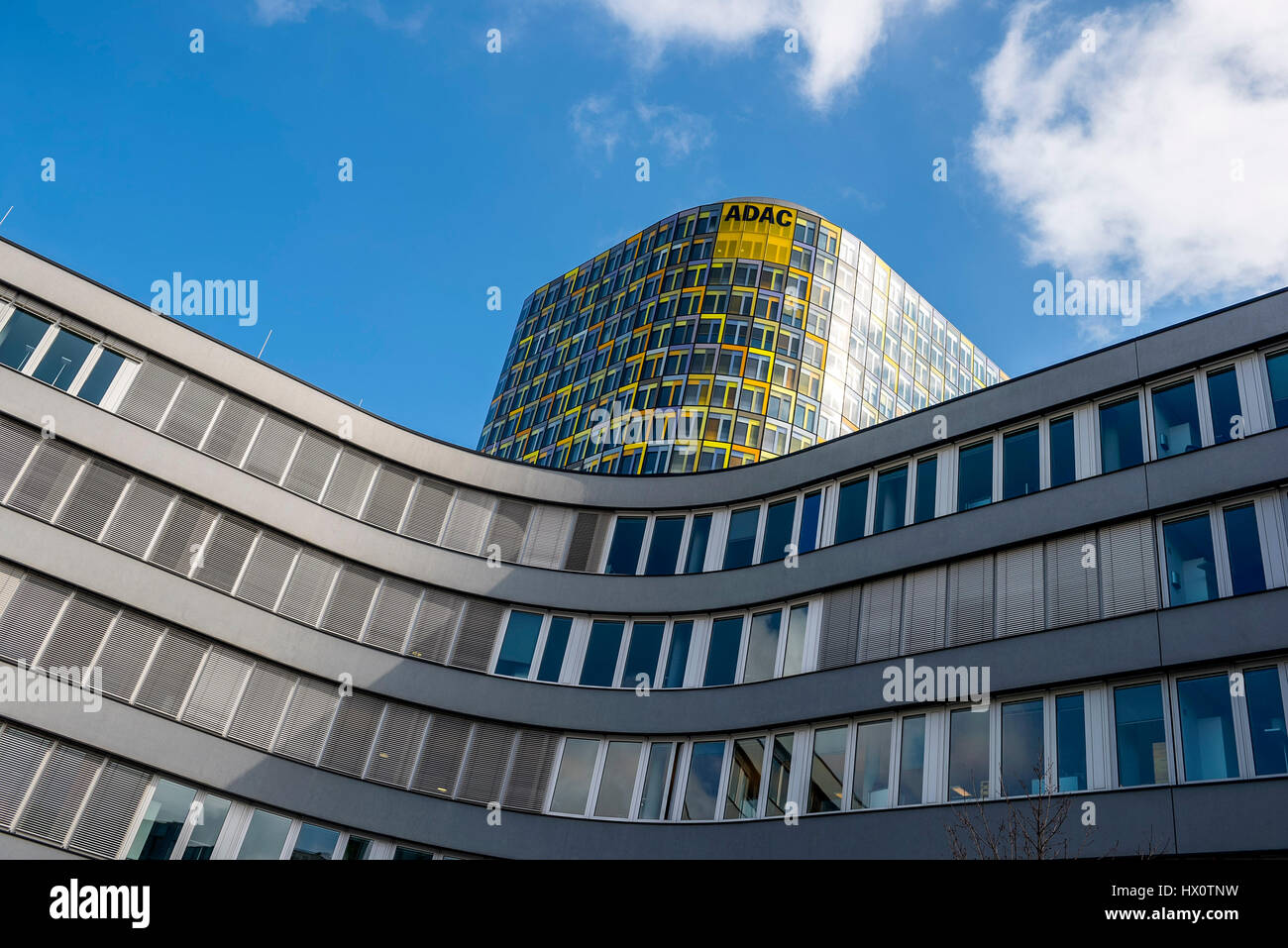 ADAC German Automobil Club Headquarter Building in Munich, Germany Stock Photo
