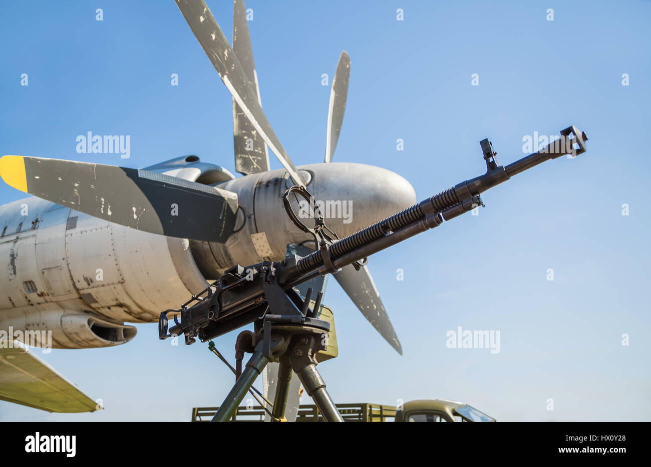 Tripod Gun High Resolution Stock Photography And Images Alamy