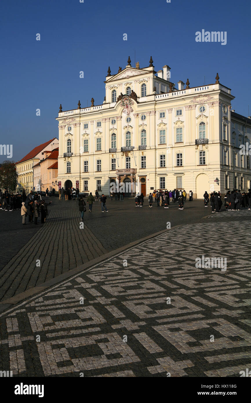 Czechia, Prague, Archbishop's Palace Stock Photo