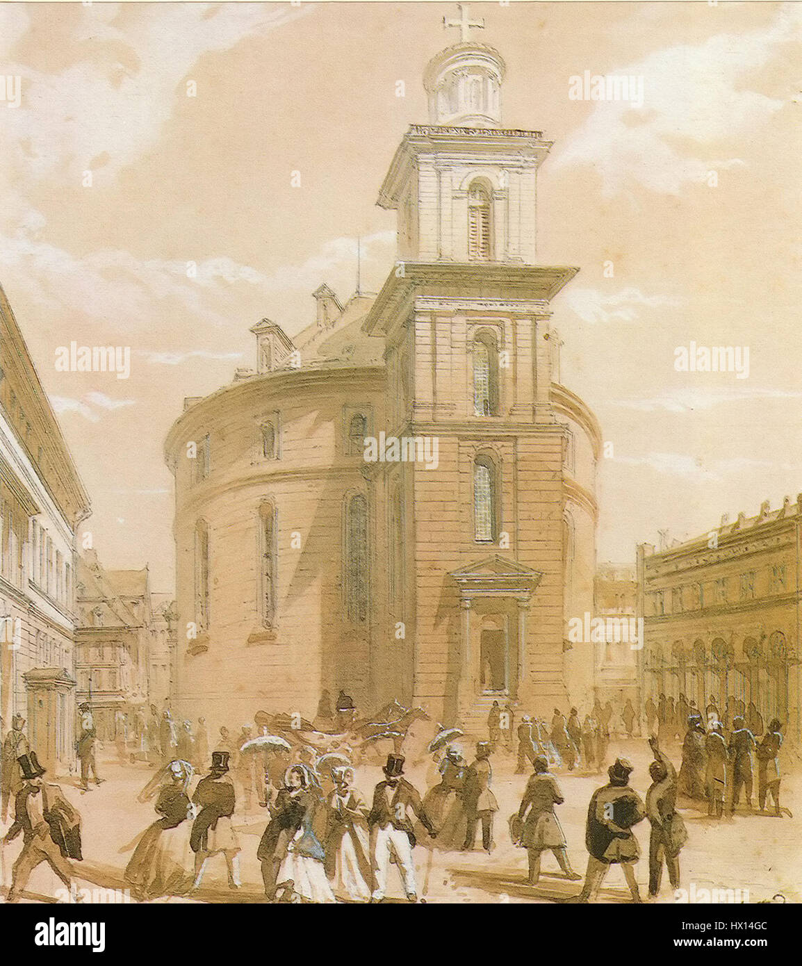 Frankfurt Paulskirche 1848 Stock Photo