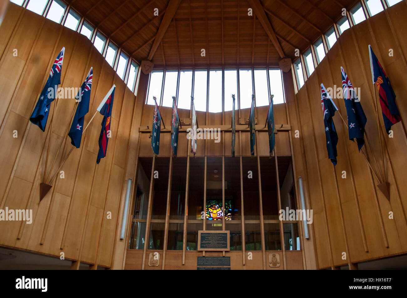 ANZAC Memorial Chapel of St Paul, Duntroon Military College, Canberra Stock Photo
