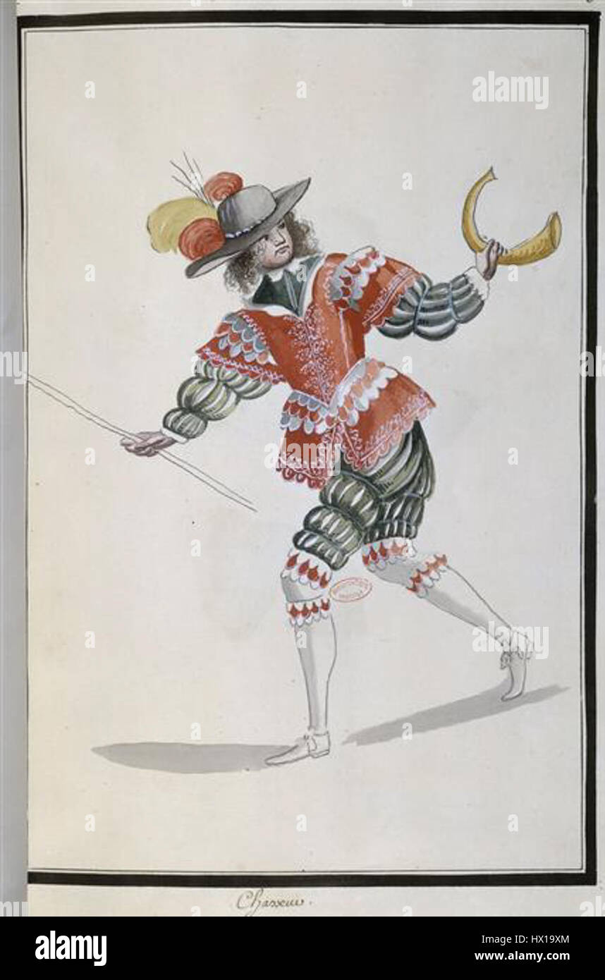 Costume de joyeux dans le ballet royal de la nuit en chasseur Stock Photo