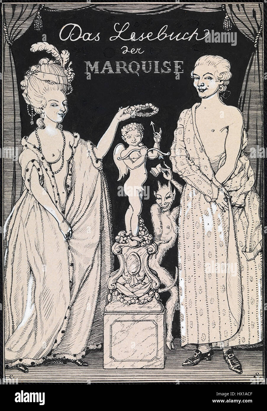 Das Lesebuch der Marquise (cover) 01 Stock Photo